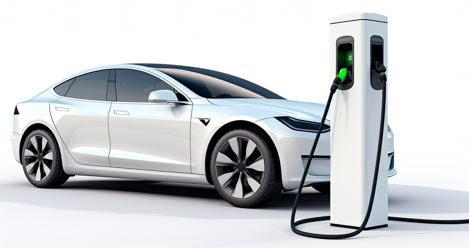 electric-car-charging-station-isolated-white-background 1